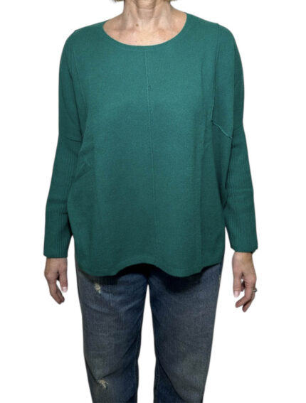 Maglione poncho in cashmere Bourna