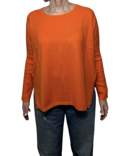 Maglione poncho in cashmere Bourna