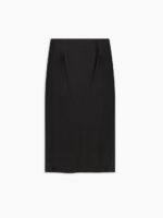 Lilian gonna midi in organza nero