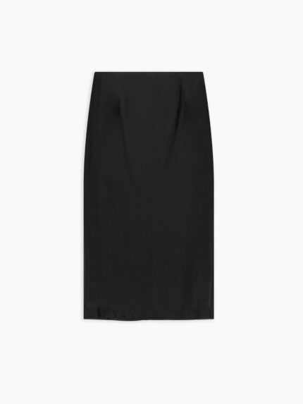 Lilian gonna midi in organza nero