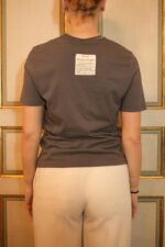 T-shirt in cotone grigio