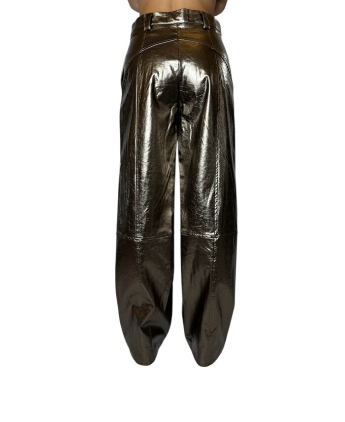 Pantalone impunturato in vinile