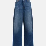 Dondup Jeans Dakota loose in denim fisso blu