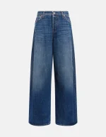 Dondup Jeans Dakota loose in denim fisso blu