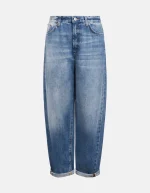 Dondup Jeans Bessie loose in denim fisso