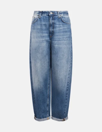 Dondup Jeans Bessie loose in denim fisso