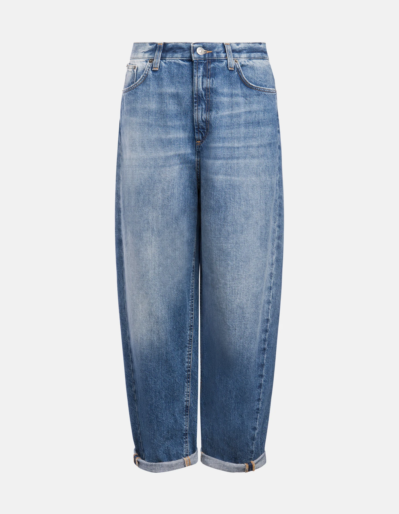 11446 Dondup Jeans Bessie loose in denim fisso