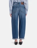 Dondup Jeans Bessie loose in denim fisso