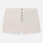 Dondup short Stella con bottone gioiello