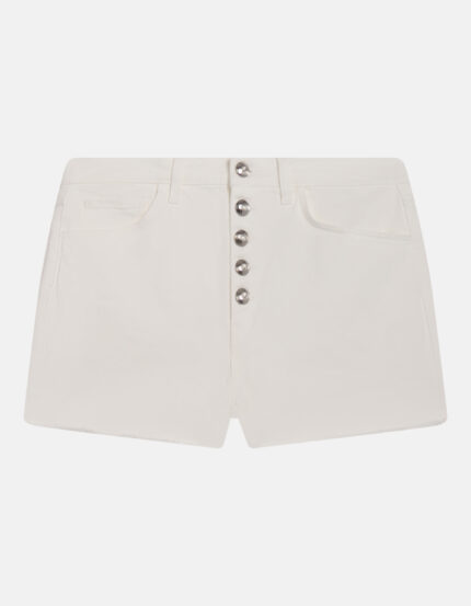 Dondup short Stella con bottone gioiello