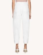 Dondup Jeans Bessie loose in bull fisso bianco