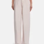 Dondup Abito bianco corto in gabardina tinto filo