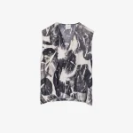 ALYSI TOP INCROCIATO IN SETA color nero