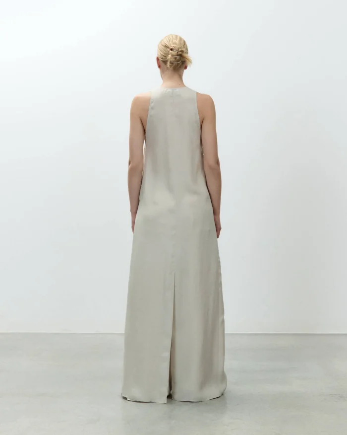 ALYSI SPOLVERINO IN SETA colore gesso