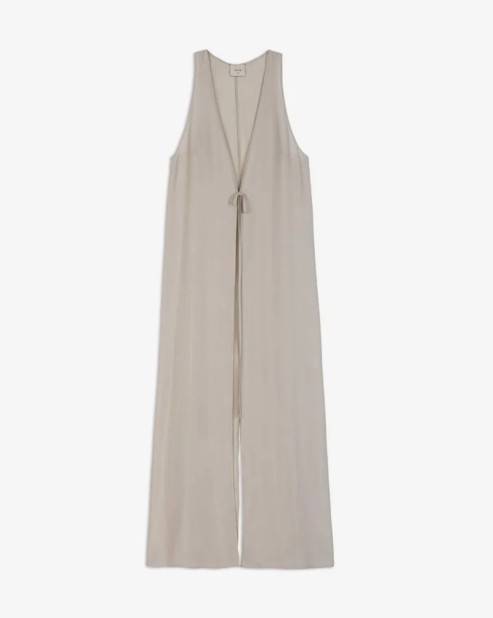 ALYSI SPOLVERINO IN SETA colore gesso