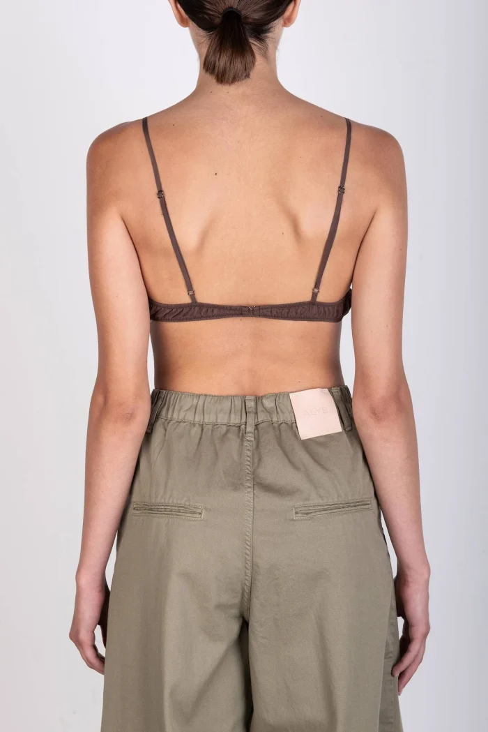 ALYSI TOP HABOTAY LINGERIE color mosto