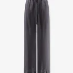ALYSI PANTALONE TWILLENZIMATO AMPIO colore asfalto