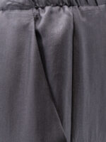 ALYSI PANTALONE TWILLENZIMATO AMPIO colore asfalto