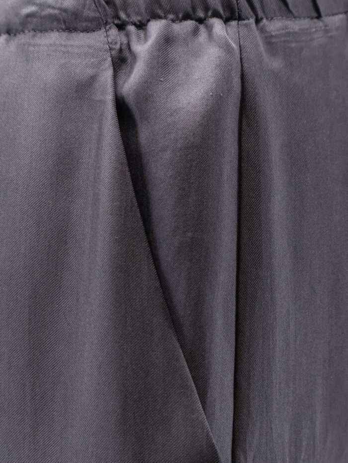 ALYSI PANTALONE TWILLENZIMATO AMPIO colore asfalto