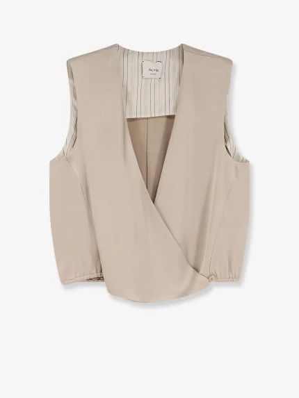 ALYSI TOP LIQUID SATIN IINCROCIATO colore petalo