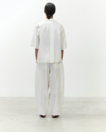 ALYSI CAMICIA TELA DI SETA CROPPED colore latte