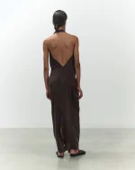 ALYSI ABITO FOUNDATION ASIMMETRICO colore cioccolato