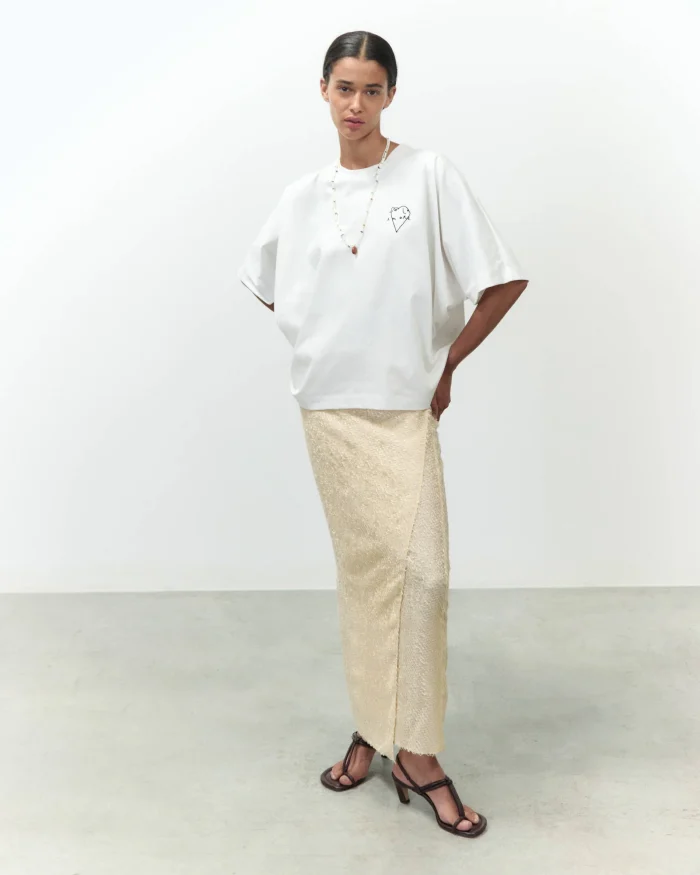 ALYSI MNAGLIA SUPER LIGHT JERSEY colore latte