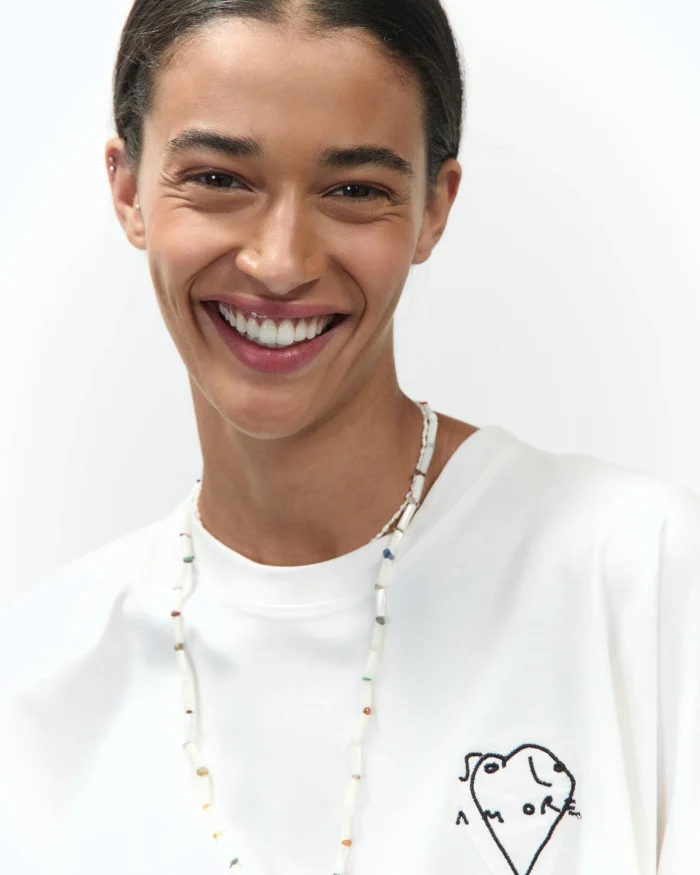 ALYSI MNAGLIA SUPER LIGHT JERSEY colore latte