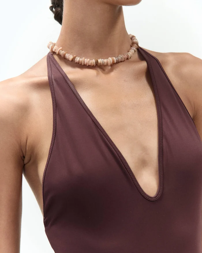 ALYSI COSTUME BEACHWEAR INTERO colore uva