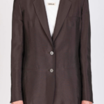 ALYSI BLAZER LIQUID TOUCH colore cioccolato