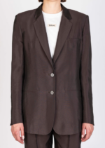 ALYSI BLAZER LIQUID TOUCH colore cioccolato