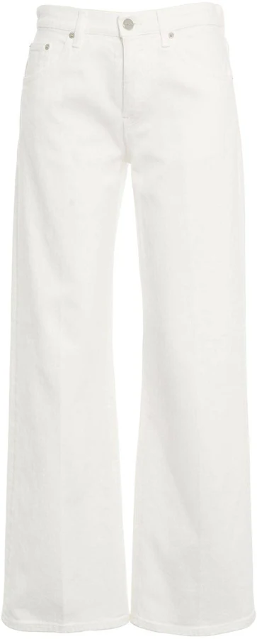DONDUP Jeans Jacklyn wide leg in denim bianco