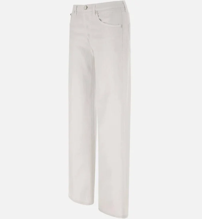 DONDUP Jeans Jacklyn wide leg in denim bianco