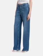 Dondup Jeans Jacklyn wide leg in denim fisso lyoc