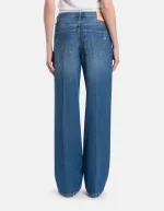 Dondup Jeans Jacklyn wide leg in denim fisso lyoc