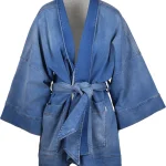 8PM ALGHERO GIACCA KIMONO colore jeans