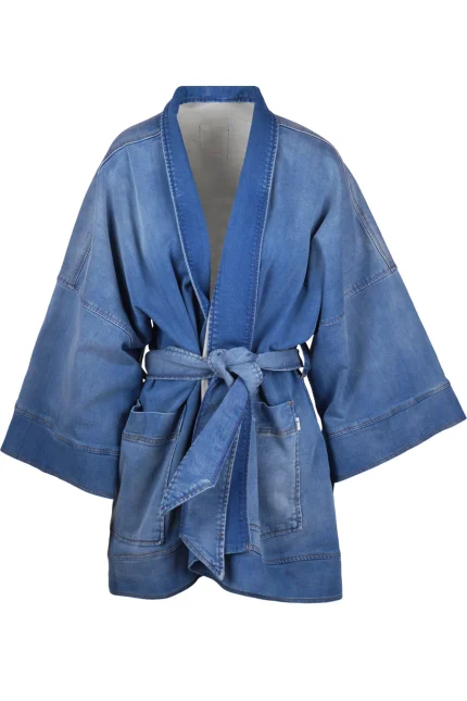 8PM ALGHERO GIACCA KIMONO colore jeans