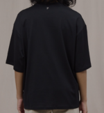 DONDUP T-shirt girocollo over in jersone colore nero