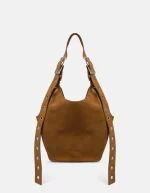 DONDUP borsa Small hobo in crosta