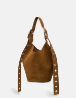 DONDUP borsa Big hobo in crosta