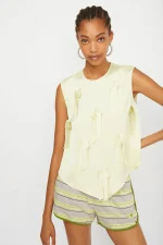 Isabelle Blanche top lime