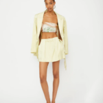 Isabelle Blanche minigonna lime