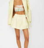 Isabelle Blanche minigonna lime