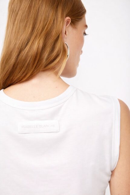 Isabelle Blanche canotta bianca