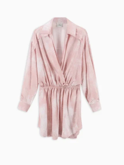 8PM Abito corto Pechino colore tie dye Rosa