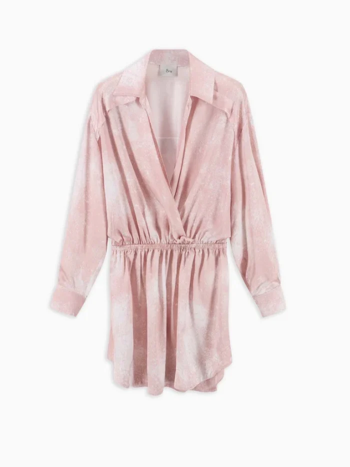 8PM Abito corto Pechino colore tie dye Rosa