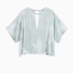 8PM Blusa Lucca con stampa tie dye color Salvia