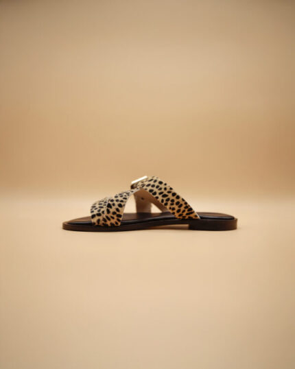 Ciabattina Cavallino Leopardino