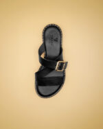 Ciabatta Donna in Vacchetta colore nero
