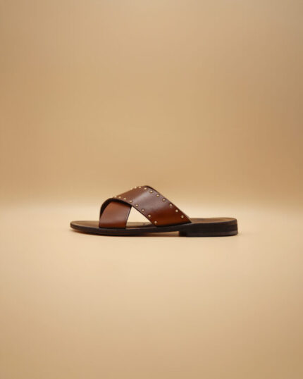 Ciabattina Donna in vacchetta cuoio